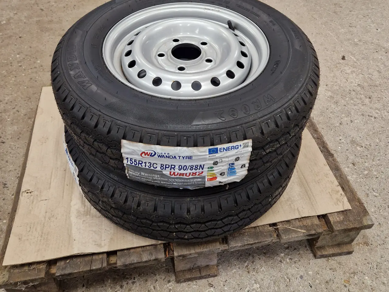Billede 1 - NYE!! Trailer hjul 155/80x13