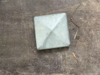 Stolpe hatte i rustfri stål 19 stk til salg 90x90