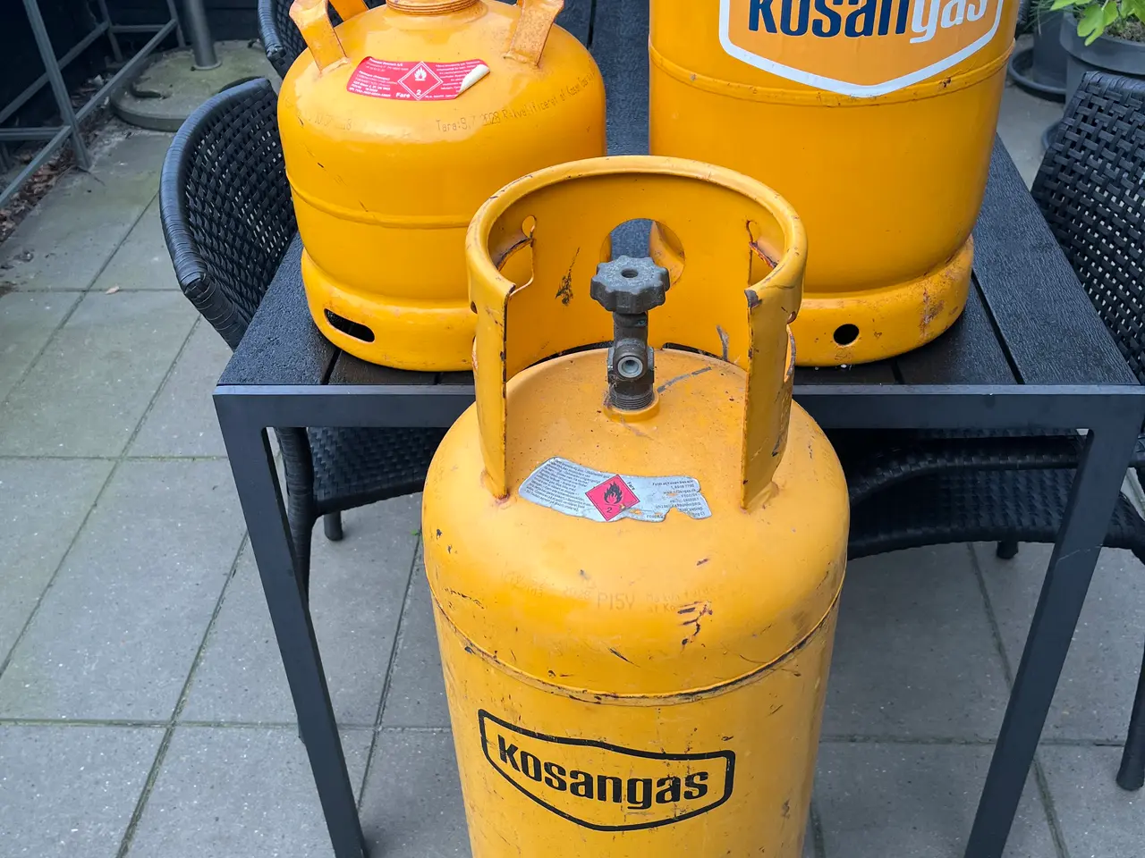 Billede 1 - Diverse gasflasker tomme 