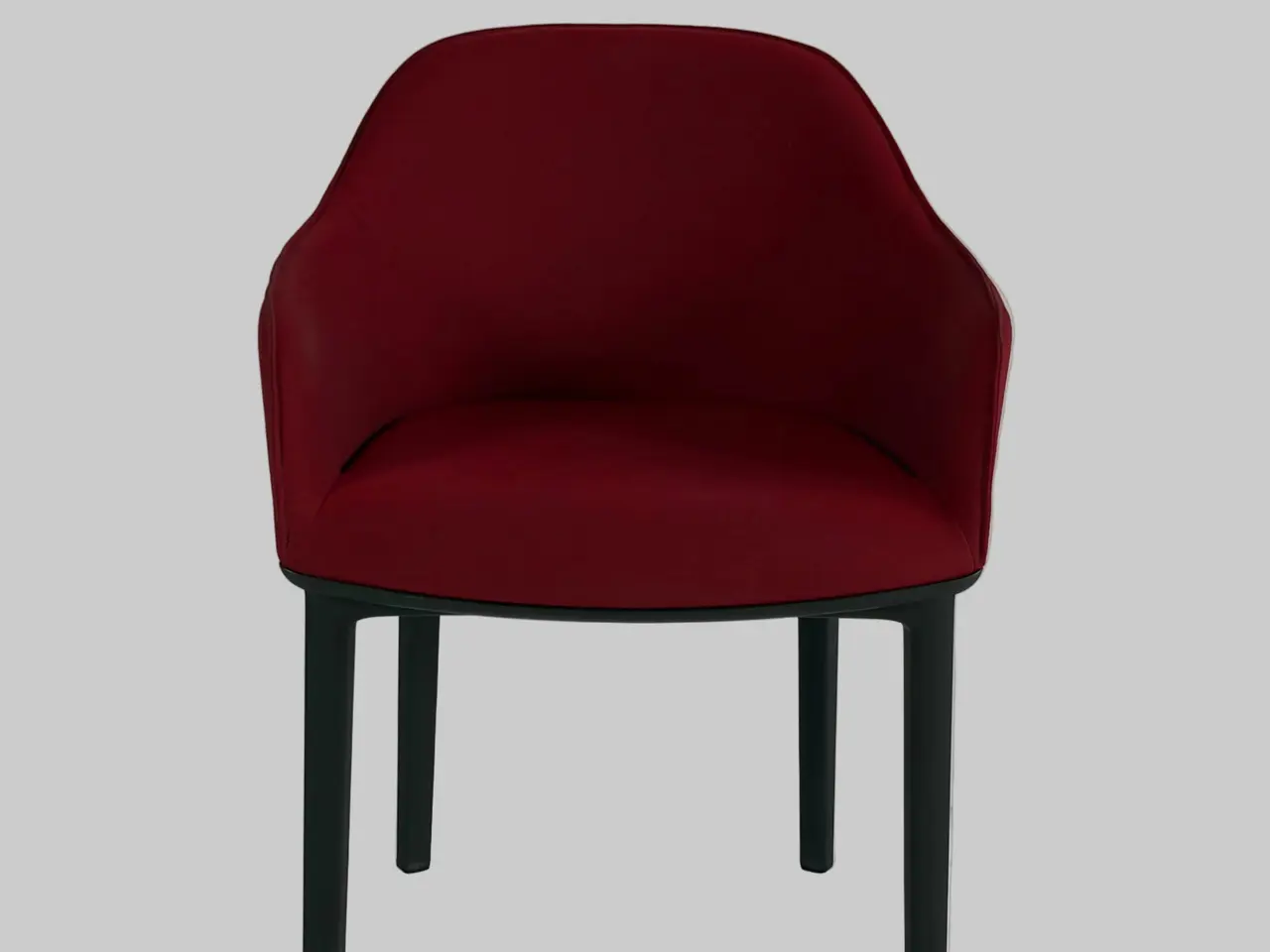 Billede 3 - Vitra Softshell Stol – Rød/Sort Stel