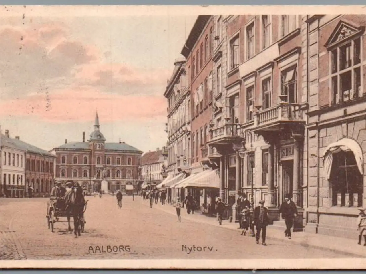 Billede 1 - Aalborg - Nytorv - Postkort - Brugt - Svagt Hjørne !