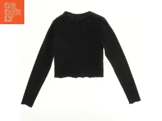 Langærmet sort bluse fra H&M (str. 158)