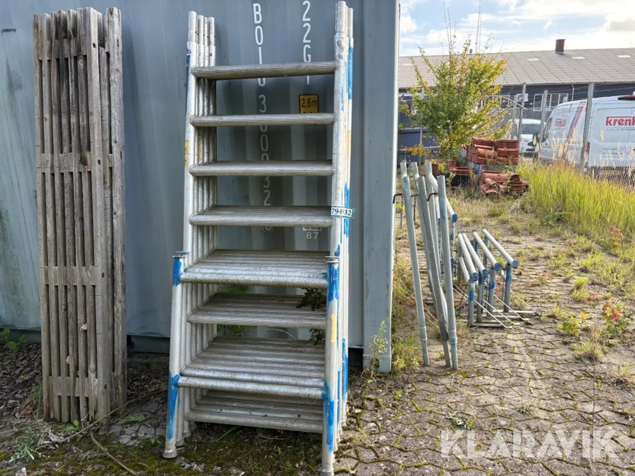 Billede 3 - Rullestillads Specialfabrikken Vinderup - 6 sider, 5 hjul