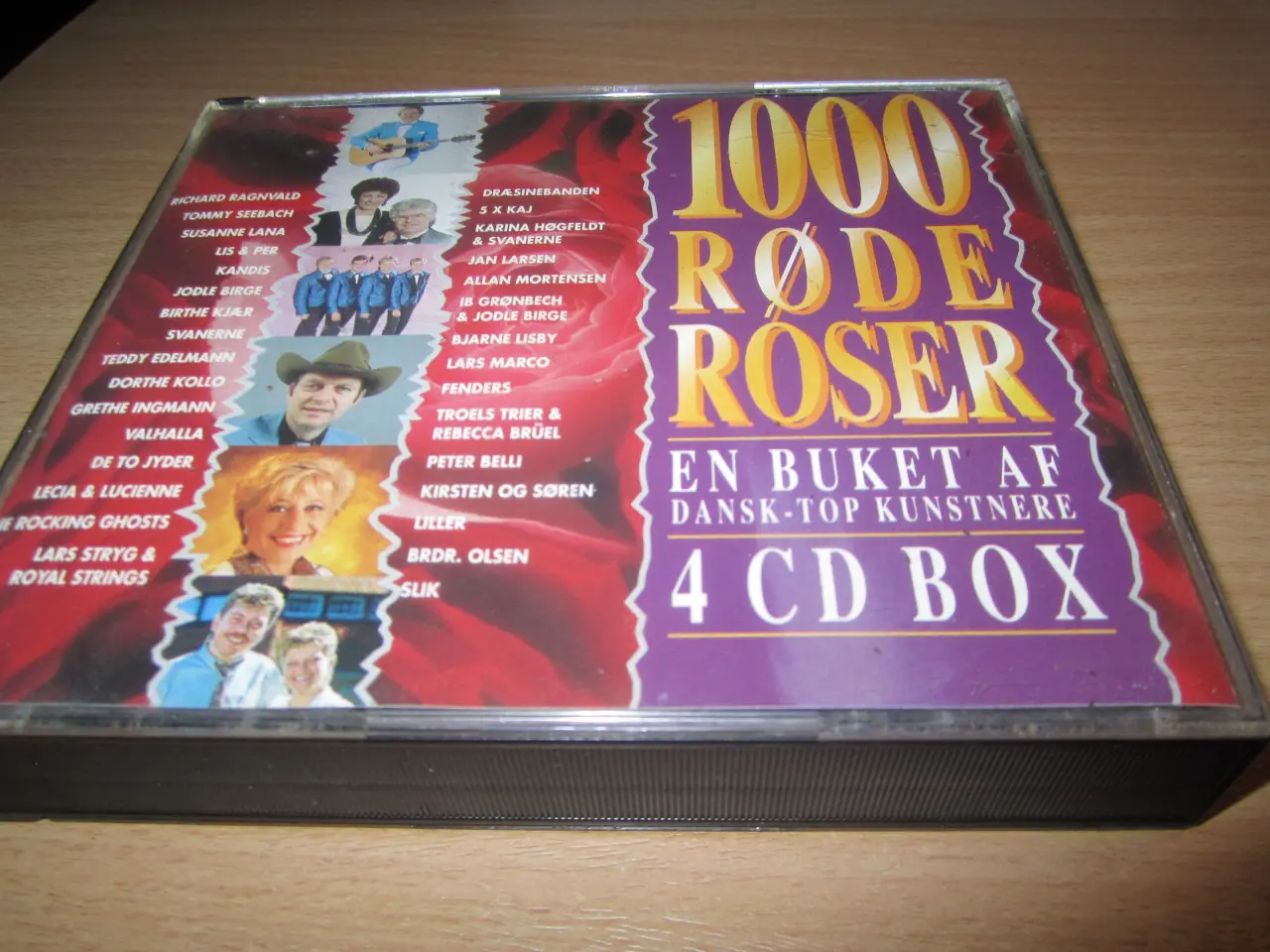 Billede 1 - 1000 RØDE ROSER. 4 x Cd BOKS.