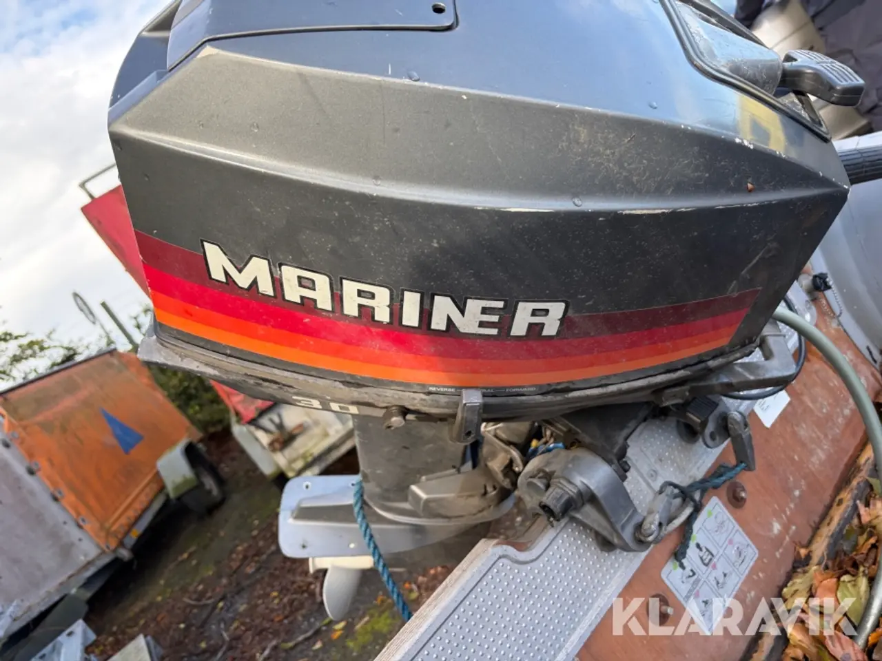 Billede 5 - Gummibåd, trailer og motor Zodiac, Variant, Mariner