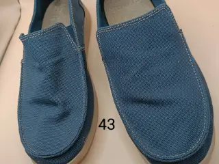 Crocs blå stof sko 43str