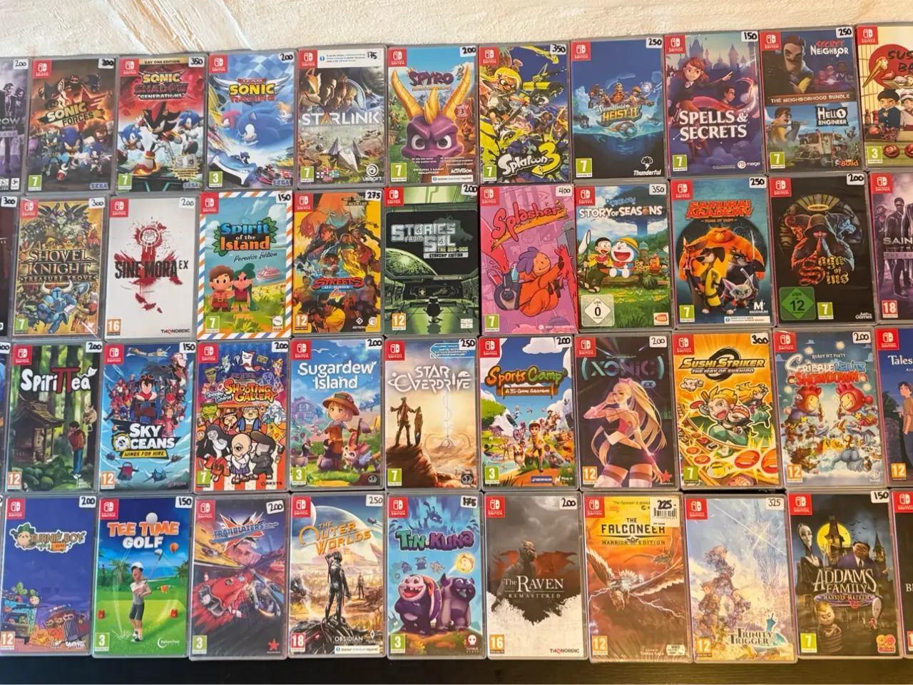 Billede 5 - Over 200 Stk Nintendo Switch Spil Separate Priser