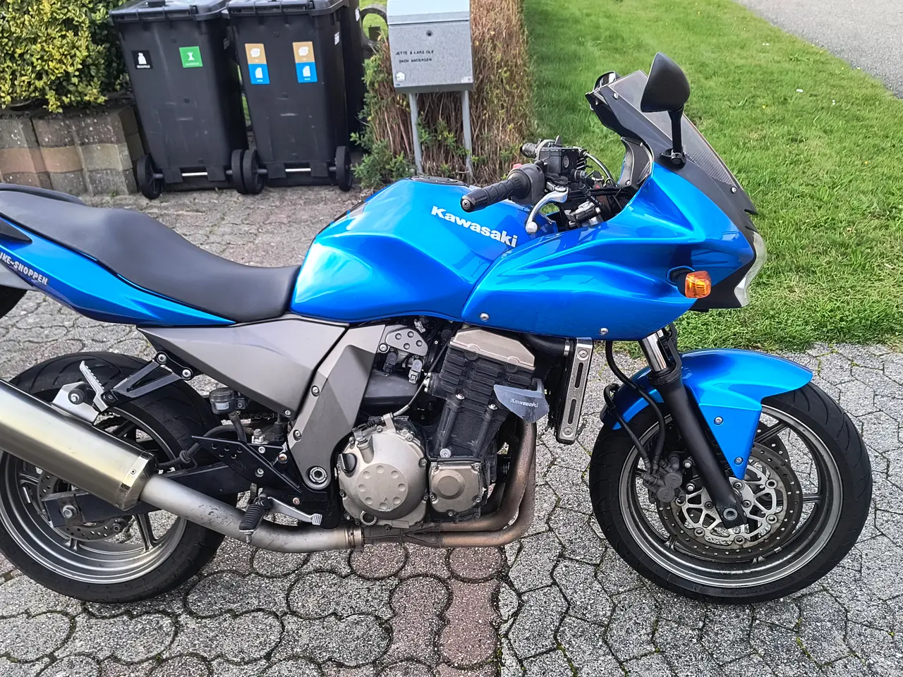 Billede 1 - Kavasaki Z750, blå