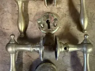 Diverse Messing dørgreb
