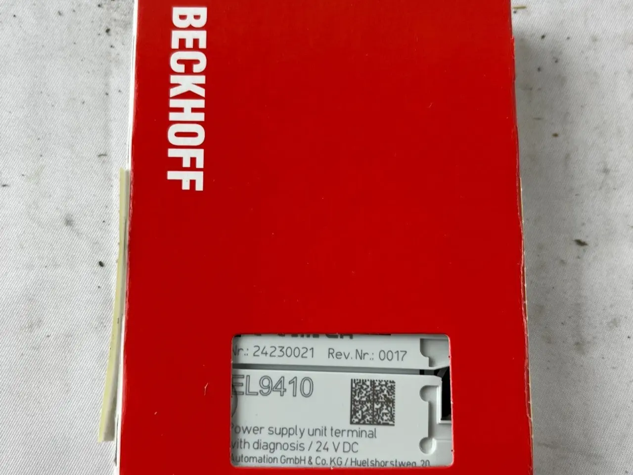 Billede 2 - Beckhoff EL9410 EtherCAT strømforsyning Terminal