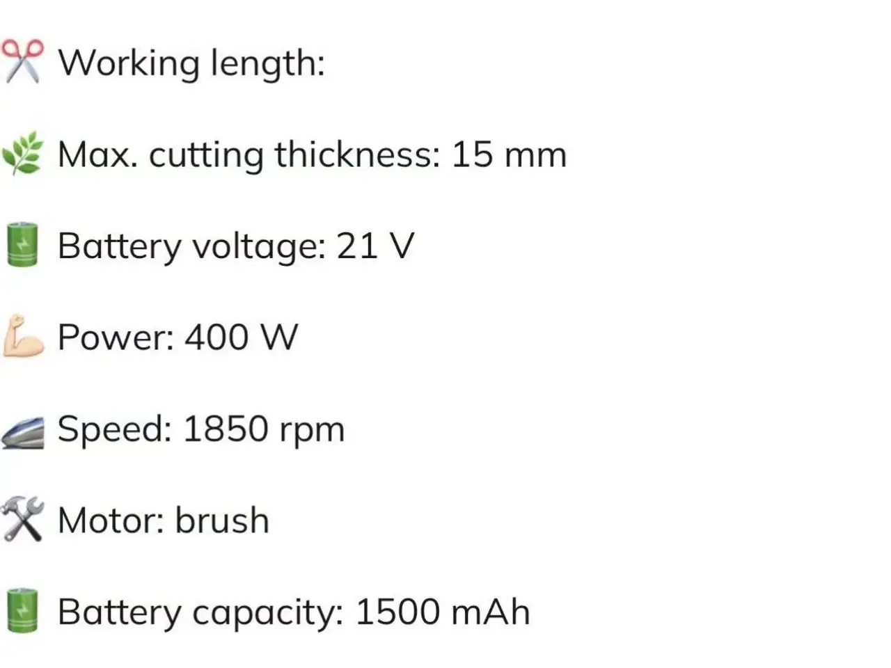 Billede 4 - Hækkeklipper med 2 batterier