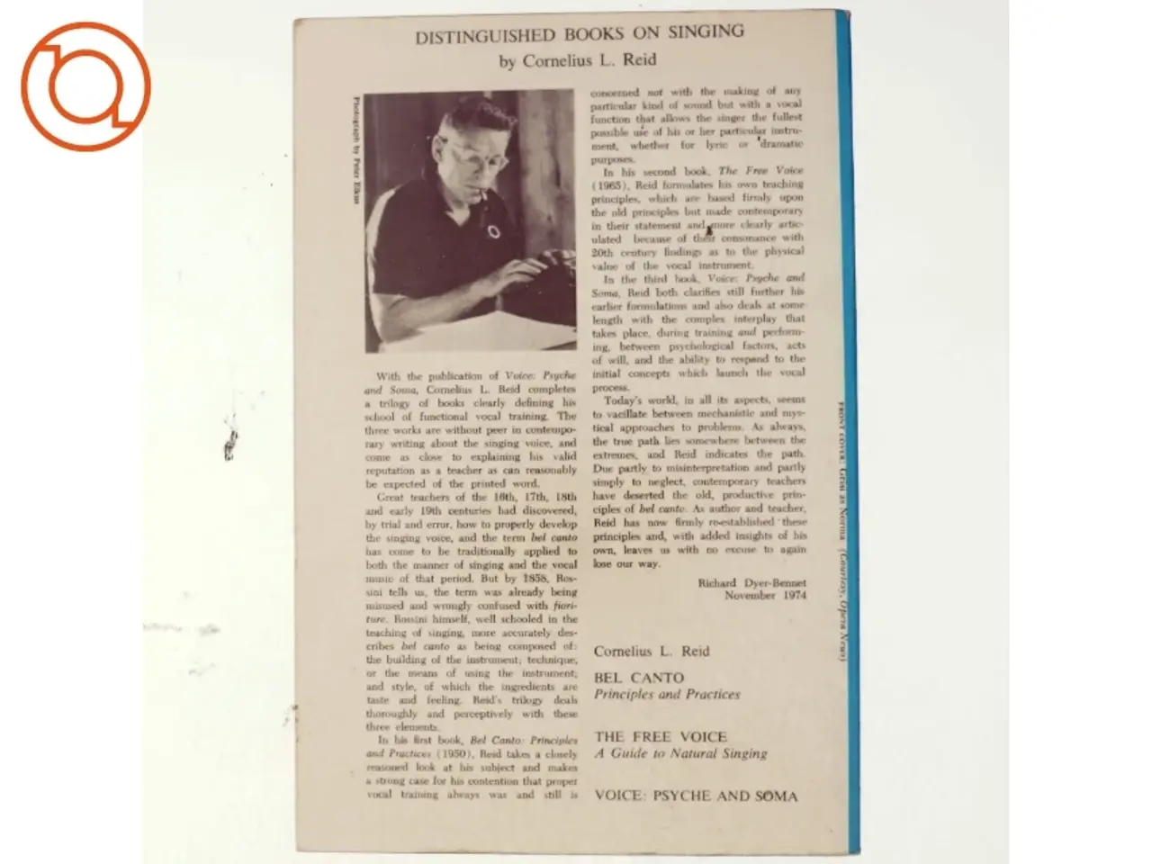 Billede 3 - Bel Canto af Cornelius Reid