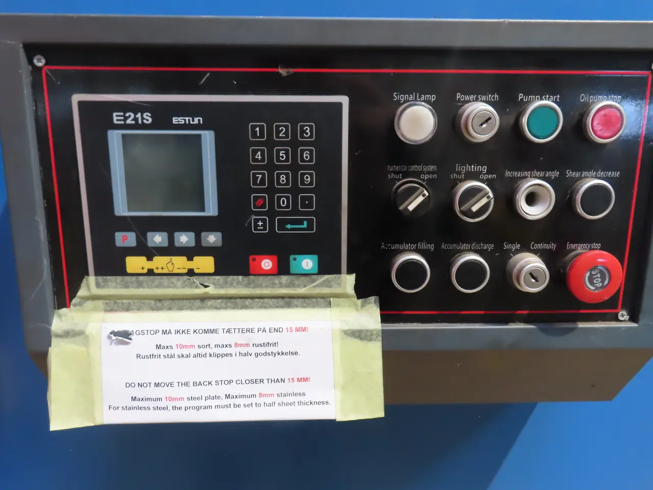 Billede 9 - Pladesaks SHV SG-10/3200