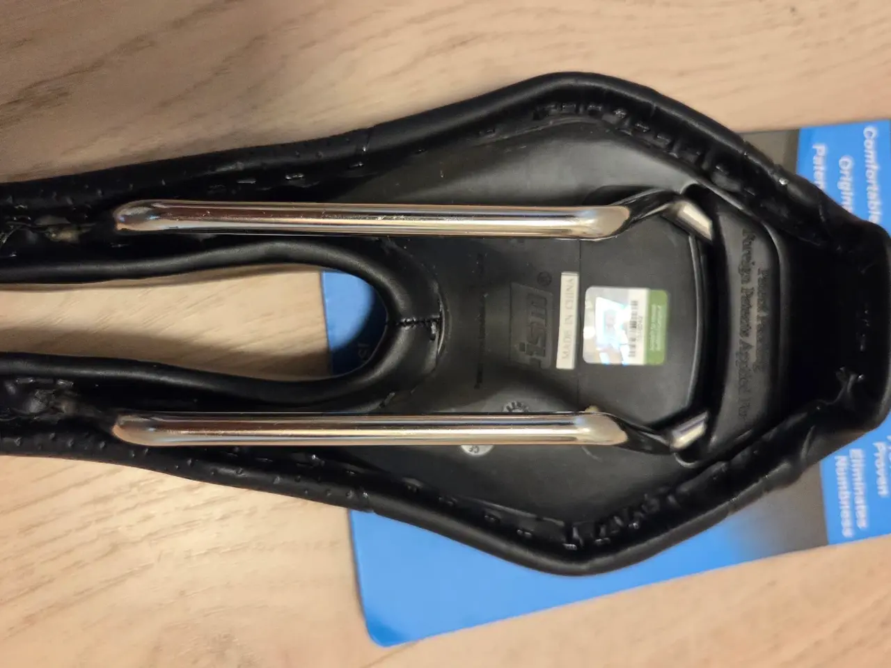 Billede 4 - ISM PS 1.0 130 mm sadel med titanium skinne, sort