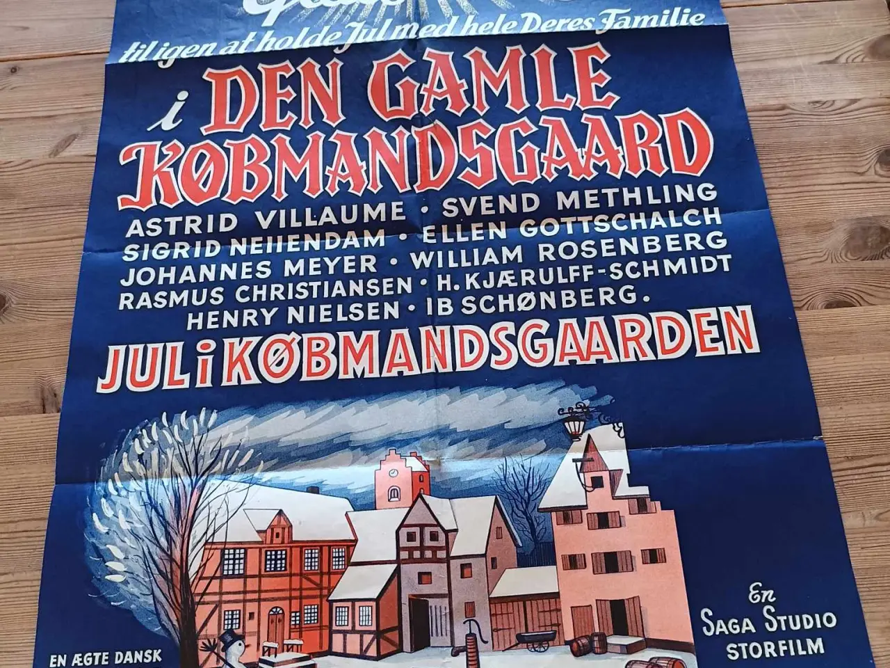 Billede 1 - Filmplakat Jul i den gamle købmandsgaard