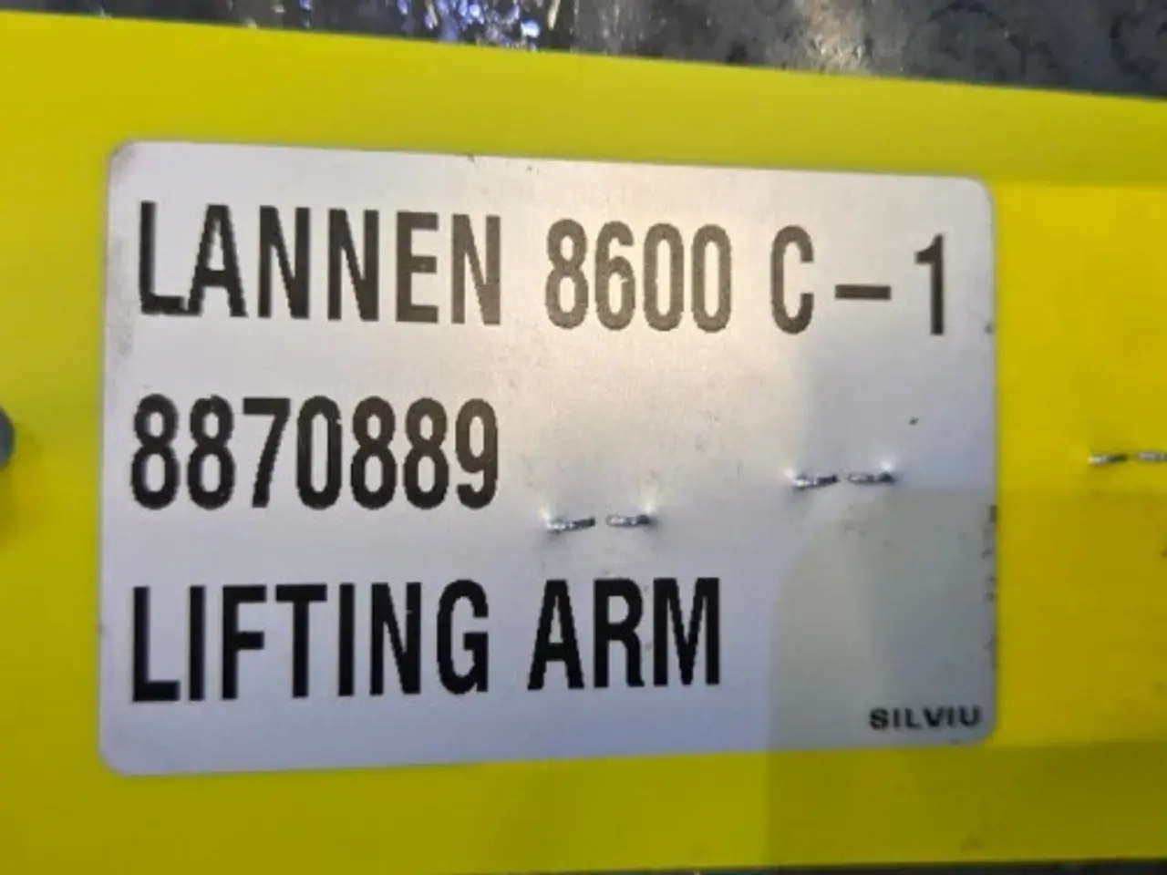 Billede 20 - Lannen 8600C Liftarm 8870889