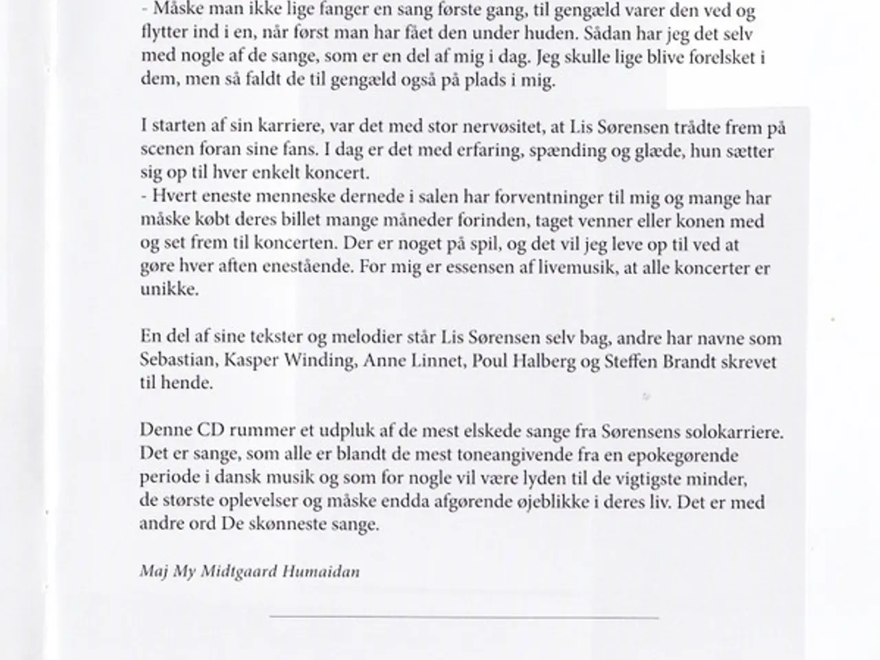 Billede 10 - Lis Sørensen – På Sådan En Morgen (De 20… – CD