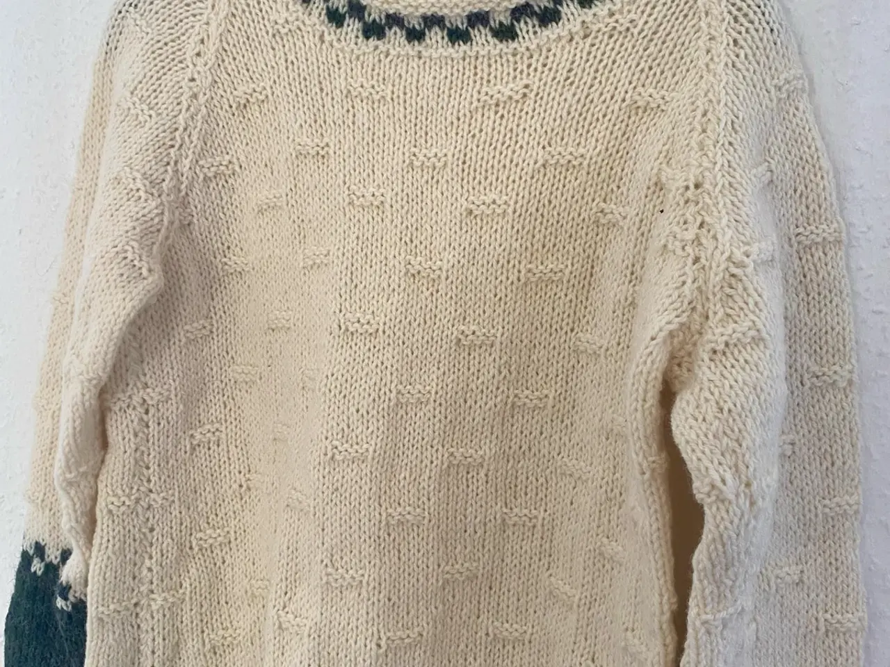 Billede 5 - Hjemmestrikket uld sweater L/XL