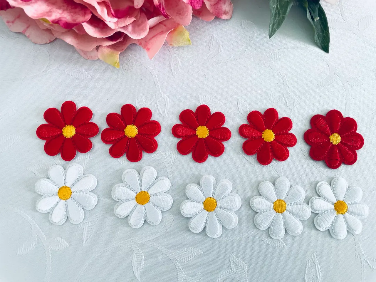 Billede 2 - Strygemærker blomster