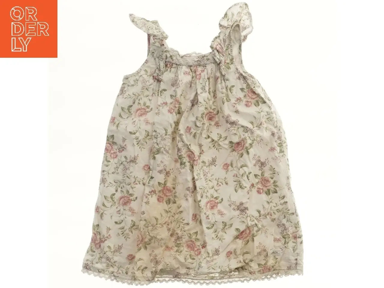 Billede 2 - Blomstret kjole med knapper fra Newbie (str. 110)