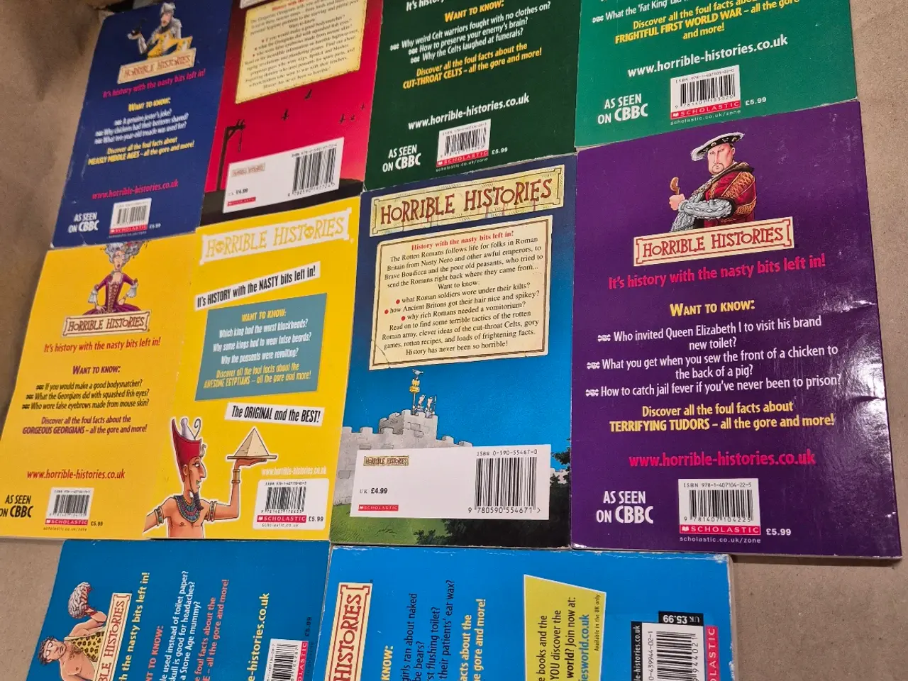 Billede 5 - Horrible Histories – 10 bøger af Terry Deary