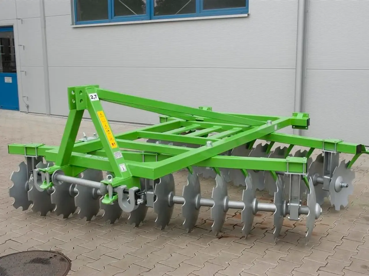 Billede 1 - Bomet 240cm Tallerkenharve model Pavo