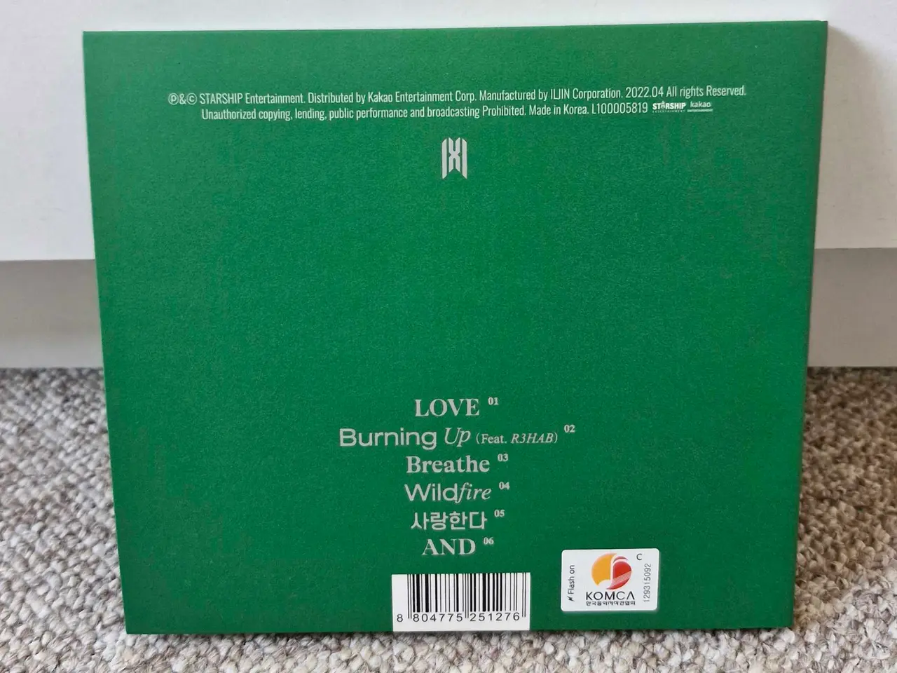 Billede 2 - MONSTA X - SHAPE of LOVE (Digipak Version)