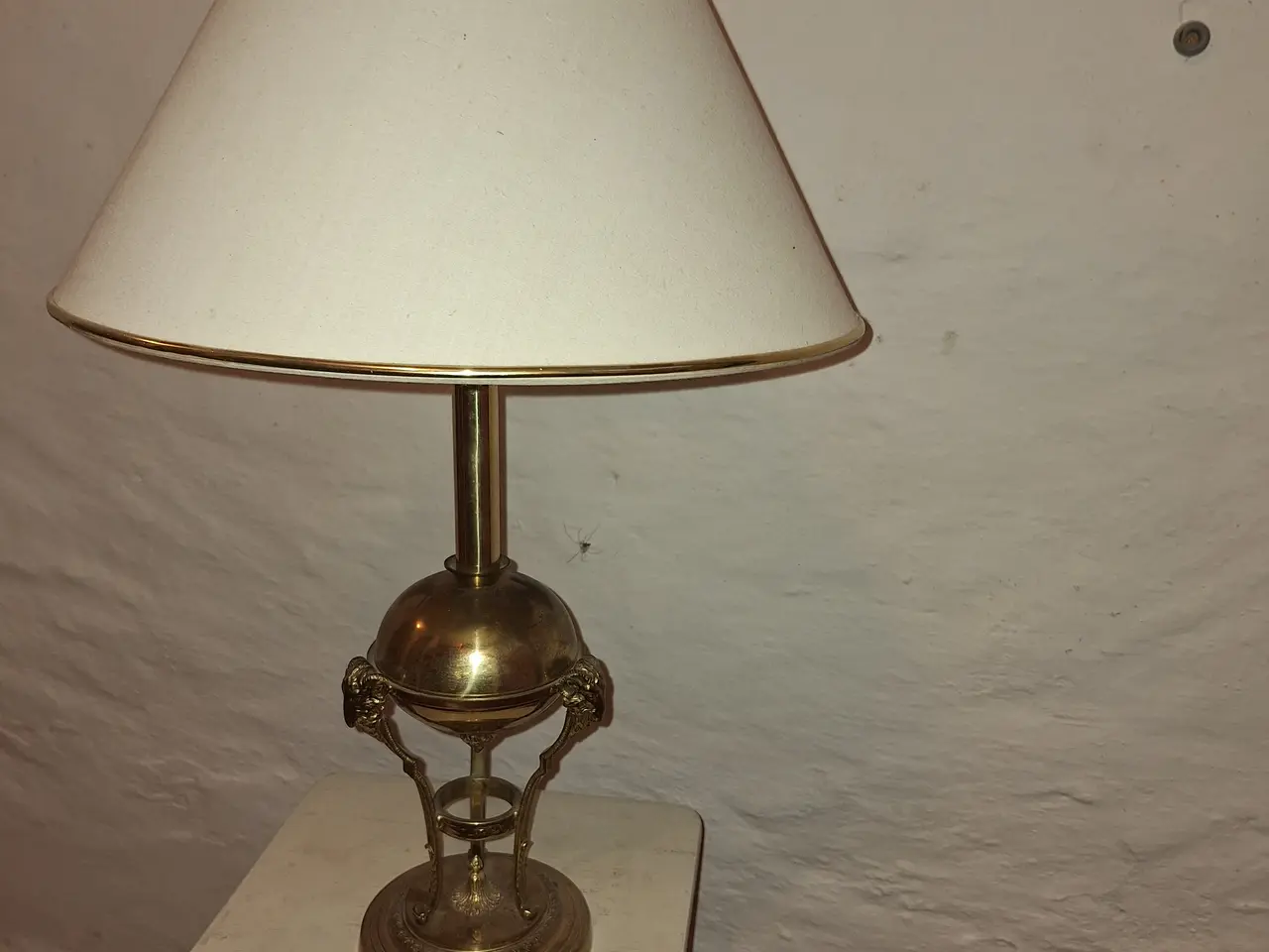 Billede 3 - Meget flot Klassisk bordlampe i messing