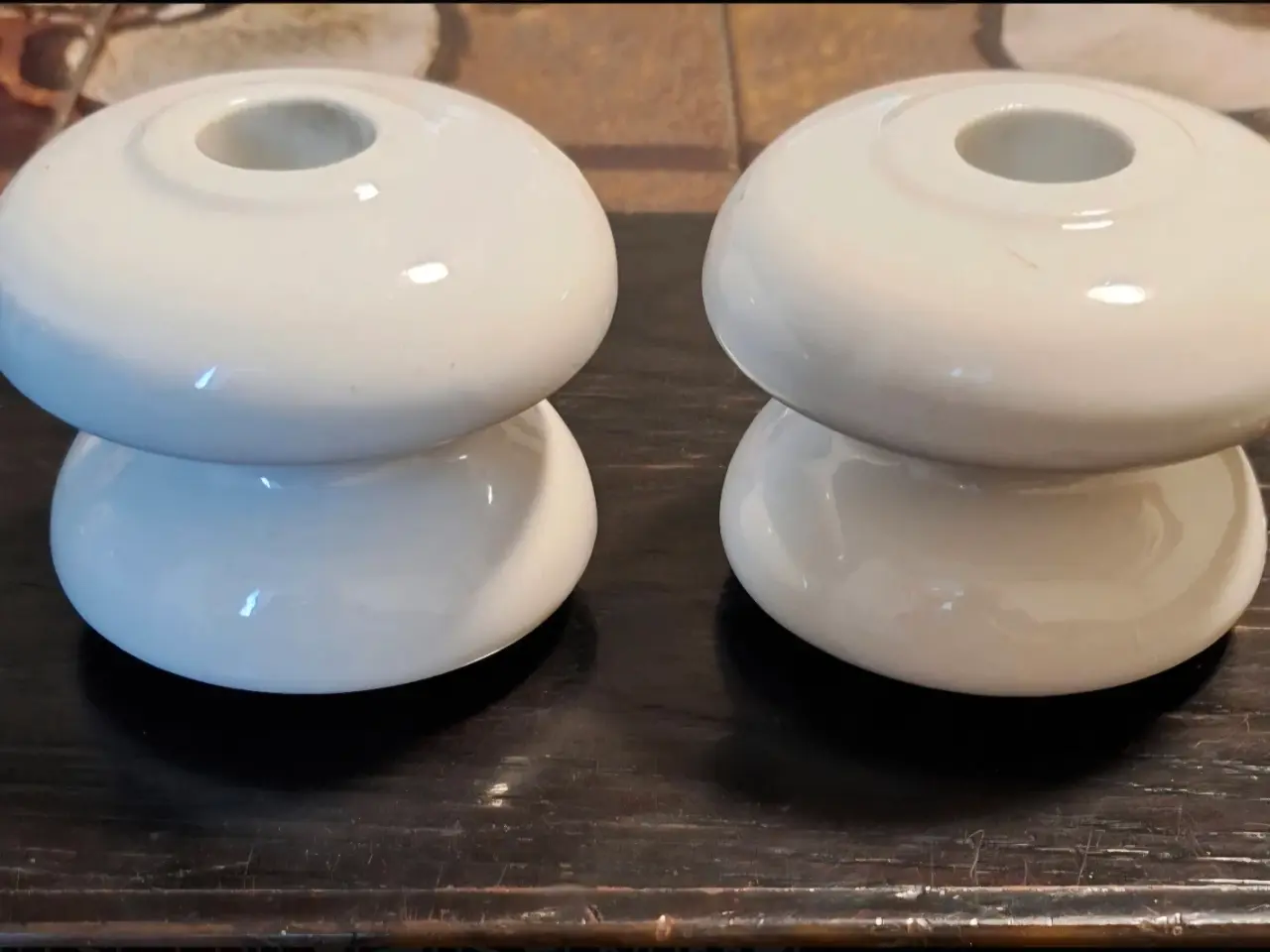 Billede 2 - To st. Porcelæns el klokker