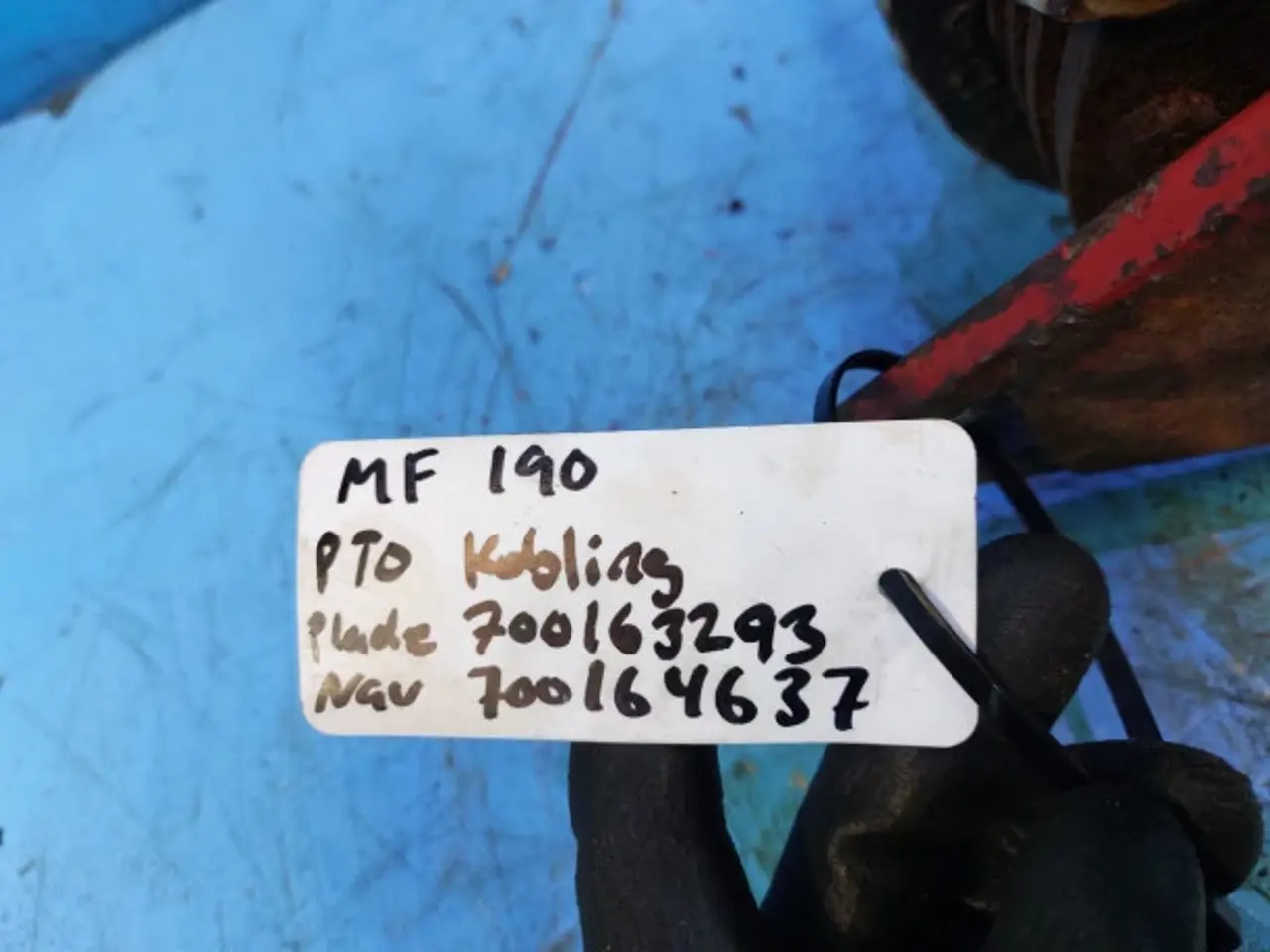 Billede 4 - Massey Ferguson 190 PTO Kobling 700163293