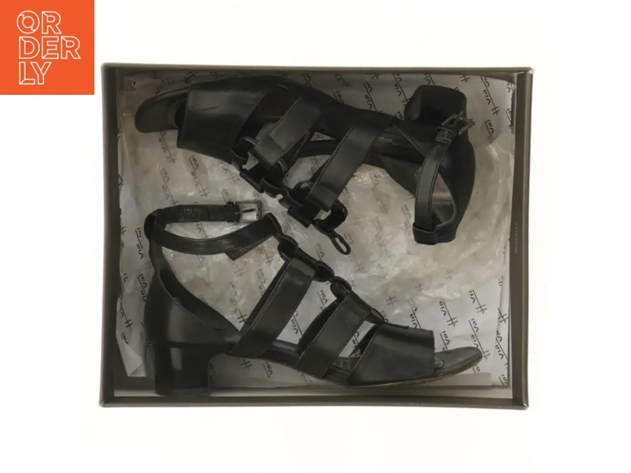 Billede 5 - Sandal i læder med spænde fra Via Vai (str. 38 )