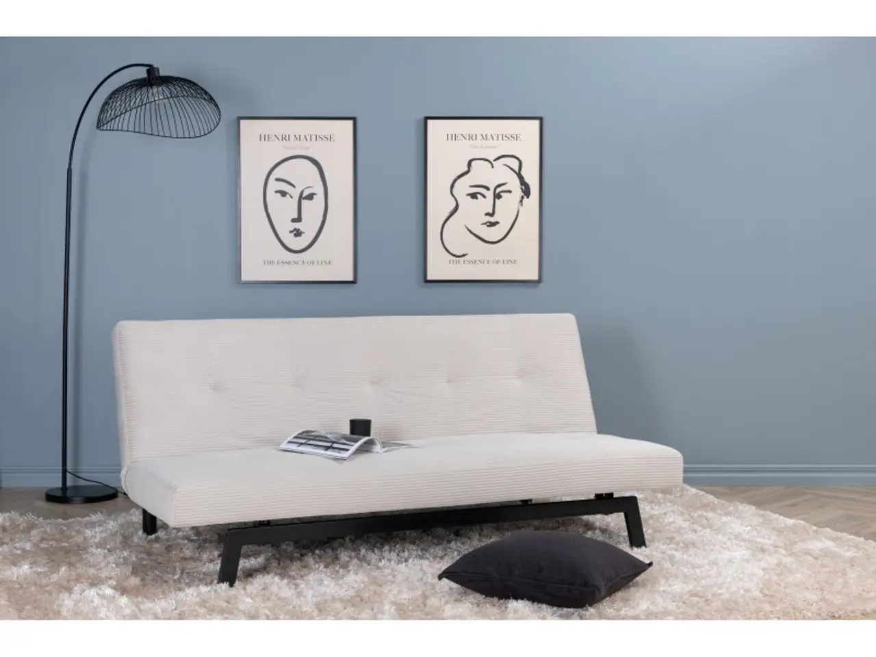Billede 9 - Bodil Sovesofa - Beige Fløjl