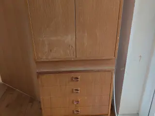 2 stk reoler i teaktræ
