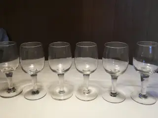 6 Don Carlos rødvinsglas højde 17,5 cm