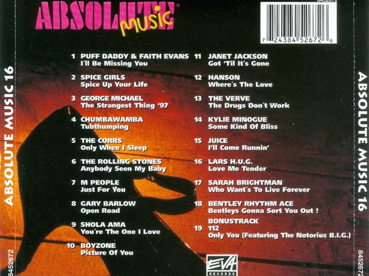Billede 2 - Diverse kunstnere – Absolute Music 16 – CD