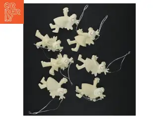 Engel julepynt i voks (str. 8 x 6 cm. 7 styk)