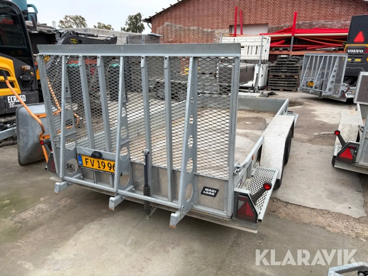 Billede 3 - Maskintrailer Variant 3518M4 3.500 kg med ramper 1 styk