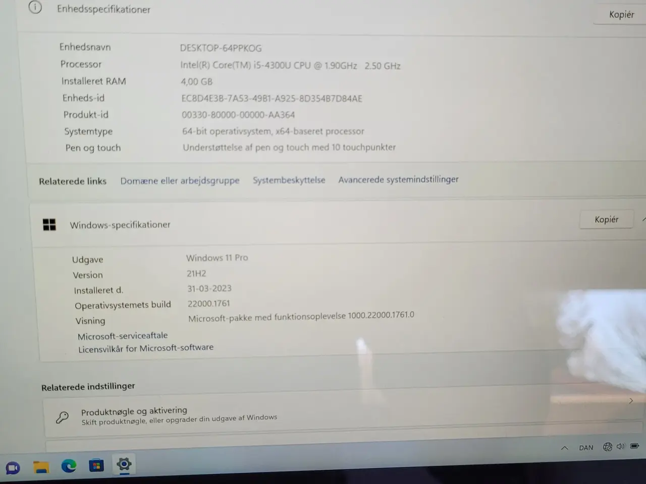 Billede 2 - Surface Pro 3 Win11.
