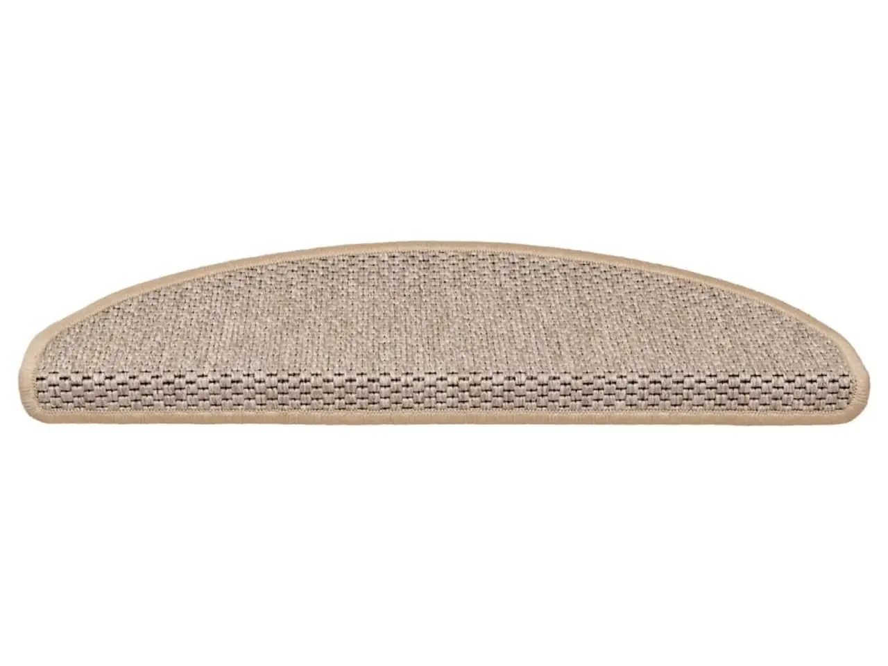 Billede 4 - Selvklæbende trappemåtter i sisal-look - 15 stk., lys beige, 65×21×4 cm