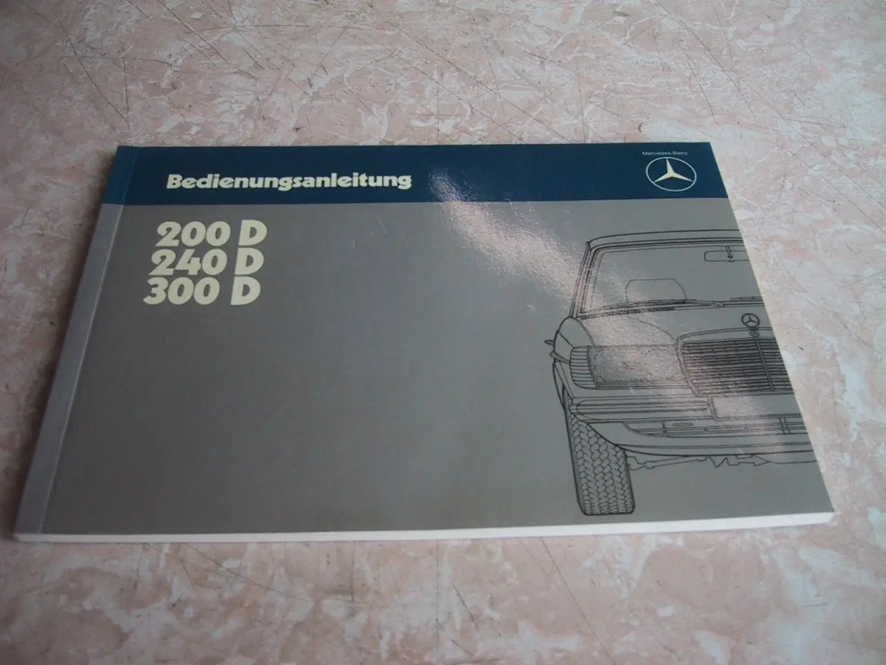 Billede 1 - Instruktions Bog  Mercedes 123 D 