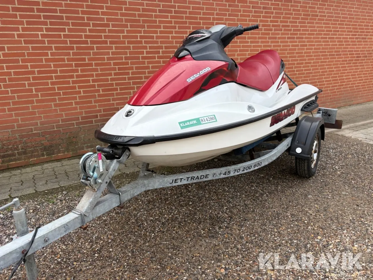 Billede 1 - Vandscooter med trailer Seadoo GTI130