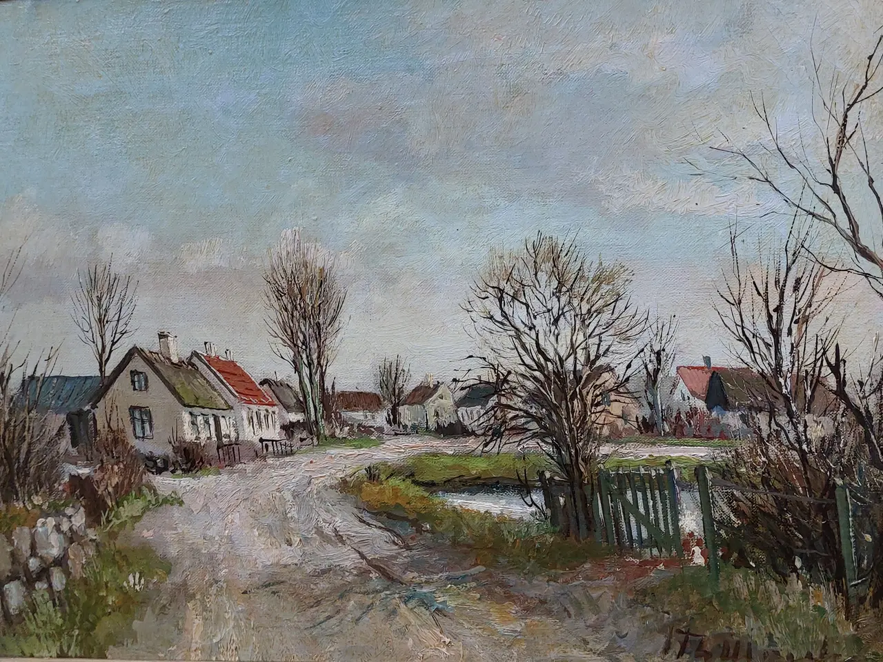 Billede 2 - TH. ULRICHSEN - ( 1905 - 1970 ) - oliemaleri