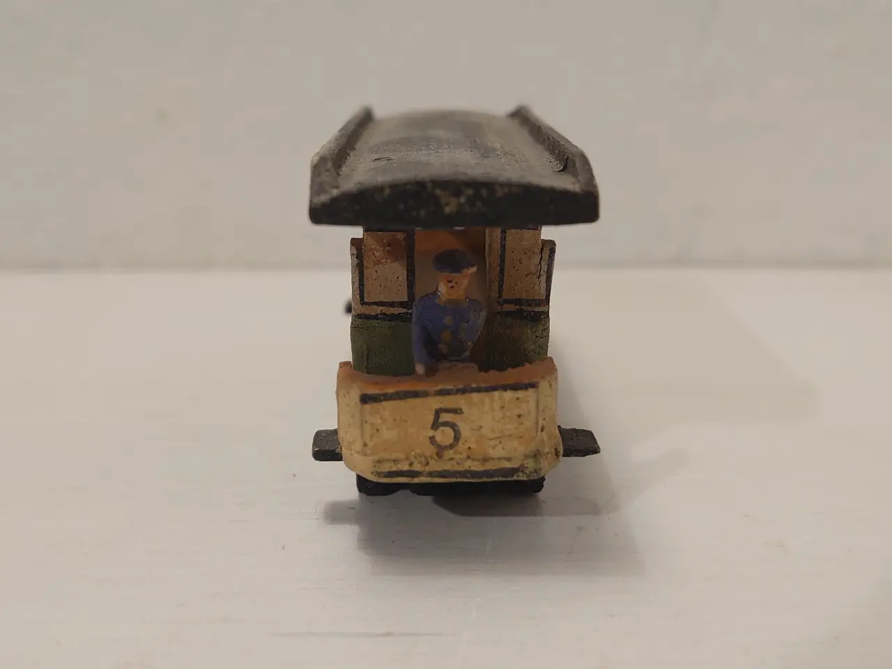 Billede 3 - Erzgebirge:Sporvogn m. 2 personer. Ca.1920