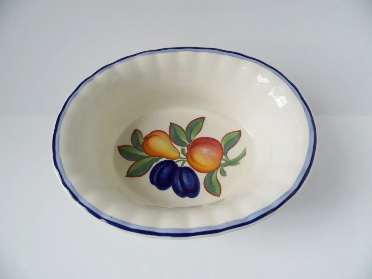Billede 2 - Royal Copenhagen Golden Summer Frugtkurv