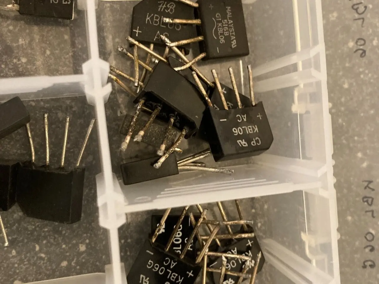 Billede 11 - parti of blandet Bridge Rectifiers in Storage Case
