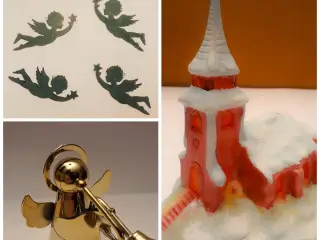 Julekirke, Messing Engel, Træ Engle