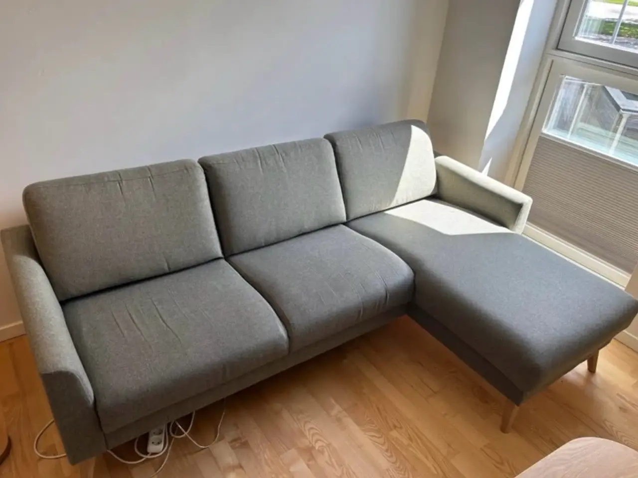 Billede 2 - Flot sofa med chaiselong 