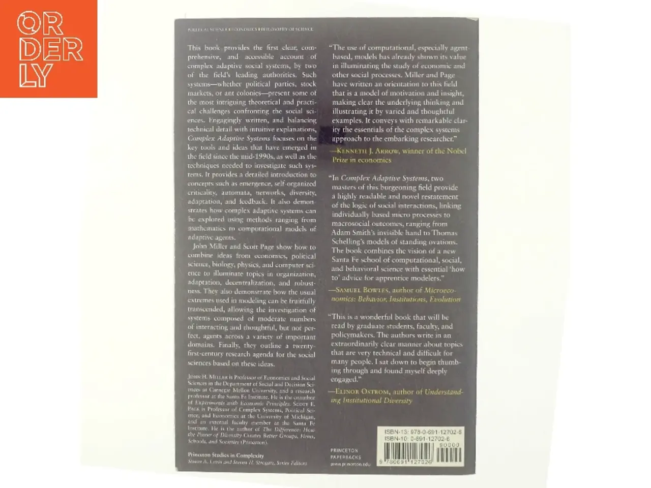 Billede 3 - Complex adaptive systems : an introduction to computational models of social life af John H. Miller (Bog)