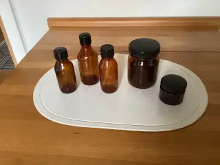 Medicin flasker brune
