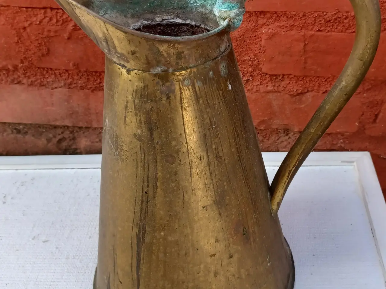 Billede 1 - Antik messingkande